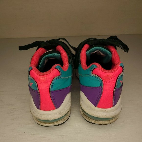 New Nike Air Max 95 Youth Shoes Size 6.5 Y "Blue Lagoon" (Green/Hyper Pink-Rose) - Picture 2 of 9